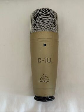 Behringer C-1U USB Condenser Microphone — Gold